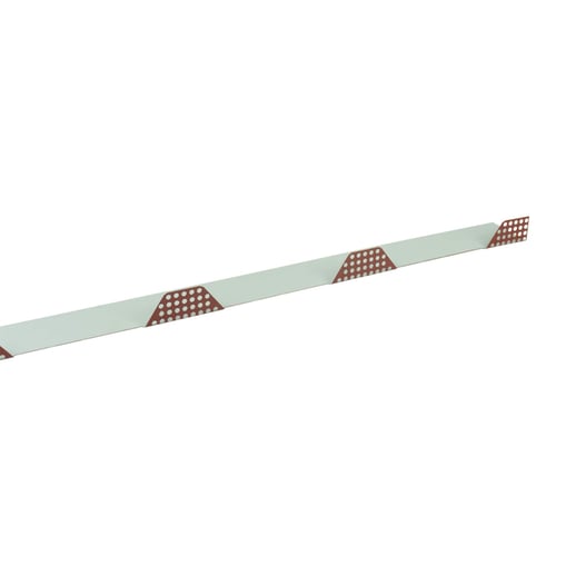 Vulstrook | Getand | Geperforeerd | Profiel 35/1035TR | Voor onder de plaat | 8012 - Roodbruin #2