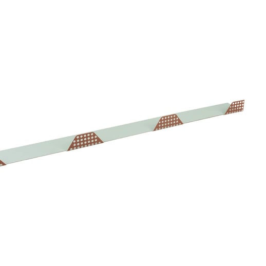 Vulstrook | Getand | Geperforeerd | Profiel 35/1035TR | Voor onder de plaat | 8004 - Koperbruin #2