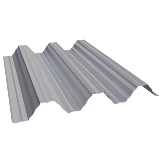 Warmdakplaat T92P | Dak | Staal 0,75 mm | 25 µm Polyester | 9006 - Zilver-Metallic #1