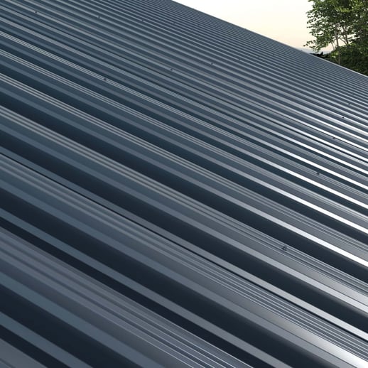 Warmdakplaat TP104 | Dak | Staal 0,65 mm | 25 µm Polyester | 7016 - Antracietgrijs #3