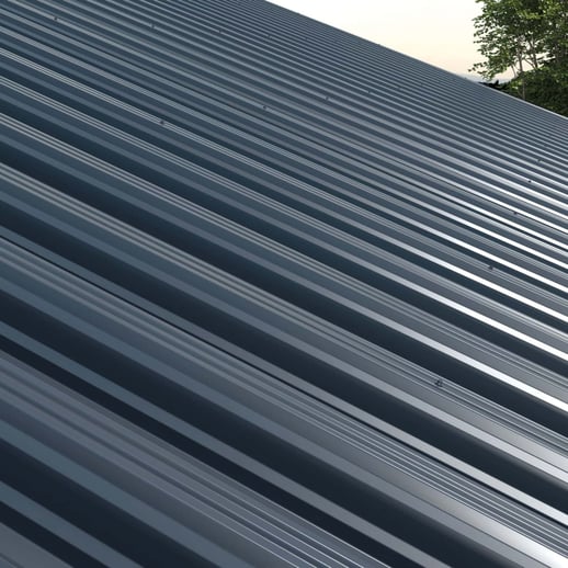 Warmdakplaat TP104 | Dak | Staal 0,88 mm | 25 µm Polyester | 7016 - Antracietgrijs #3