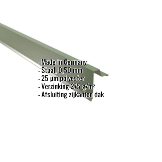 Windveer | Felsplaat 33/500 | Staal 0,50 mm | 25 µm Polyester | 6011 - Resedagroen #2