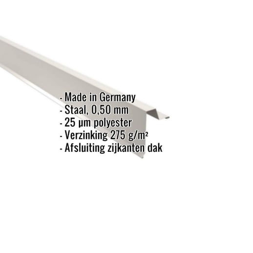 Windveer | Felsplaat 33/500 | Staal 0,50 mm | 25 µm Polyester | 9010 - Zuiverwit #2