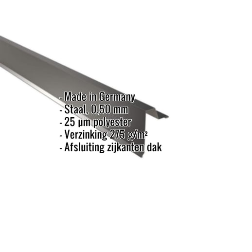 Windveer | Felsplaat 33/500 | Staal 0,50 mm | 25 µm Polyester | 9005 - Gitzwart #2