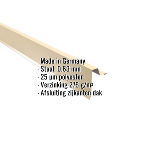 Windveer | Felsplaat 33/500 | Staal 0,63 mm | 25 µm Polyester | 1015 - Licht ivoorkleurig #2