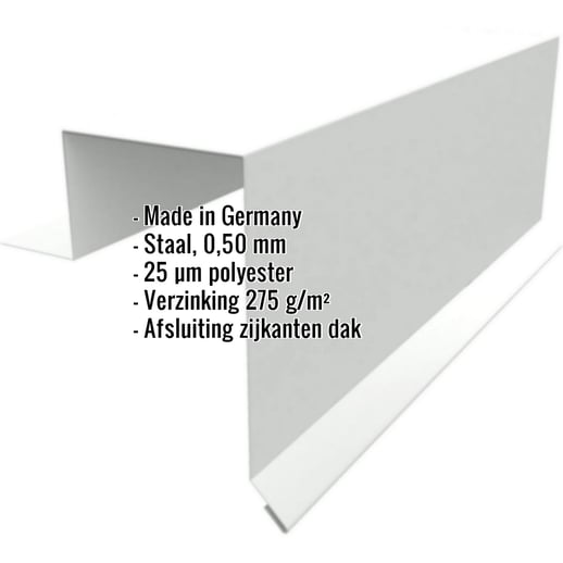 Windveer | Felsplaat PD-510-S | Staal 0,50 mm | 25 µm Polyester | 7035 - Lichtgrijs #2