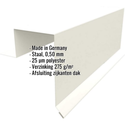 Windveer | Felsplaat PD-510-S | Staal 0,50 mm | 25 µm Polyester | 9002 - Grijswit #2