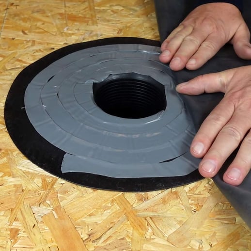 Zelfklevende goot | Lengte 24 cm | DN 86 #5