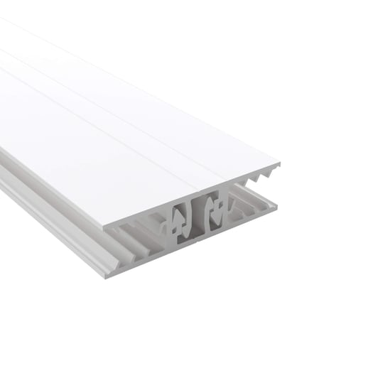 Zeven | Koppelprofiel | 10 mm | Kunststof | Wit | 3,02 m #1