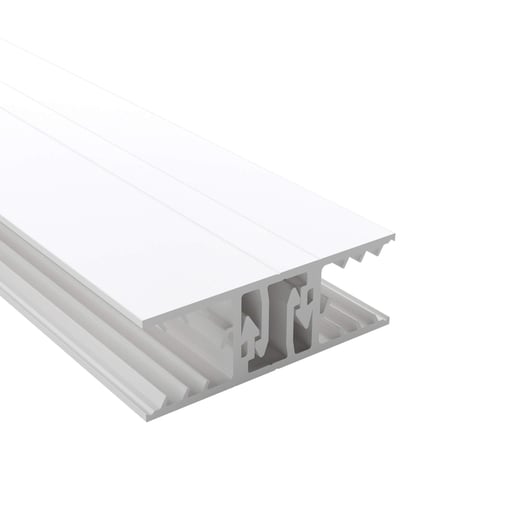 Zeven | Koppelprofiel | 16 mm | Kunststof | Wit | 3,02 m #1