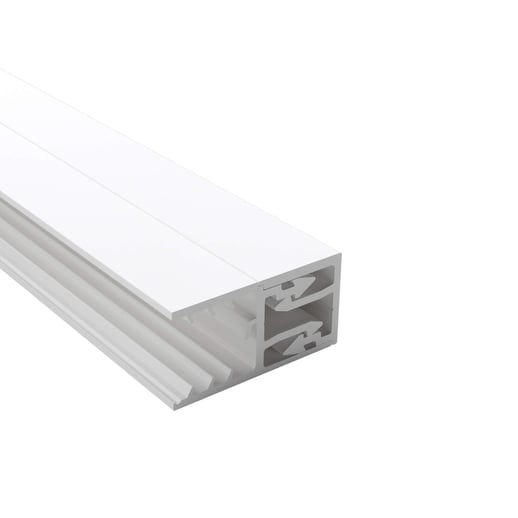 Zeven | Muurlijst | 16 mm | Kunststof | Wit | 2,02 m #1