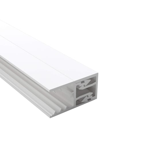 Zeven | Muurlijst | 16 mm | Kunststof | Wit | 3,02 m #1