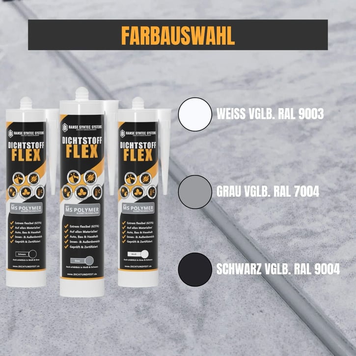 Afdichtingskit FLEX | Voegkit | Zwart | Inhoud 290 ml #6