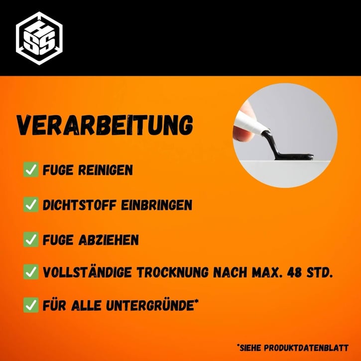 Afdichtingskit FLEX | Voegkit | Grijs | Inhoud 290 ml #7