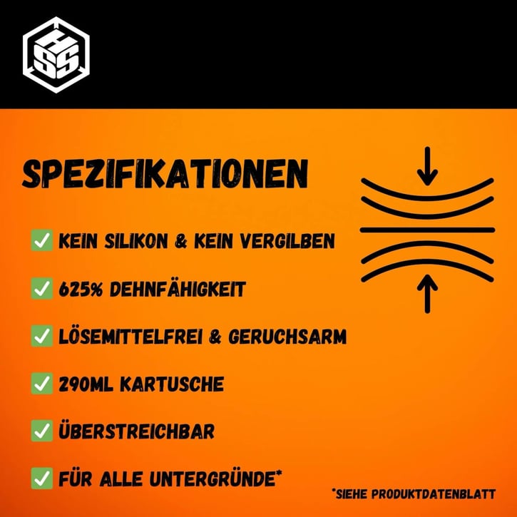 Afdichtingskit FLEX | Voegkit | Zwart | Inhoud 290 ml #3