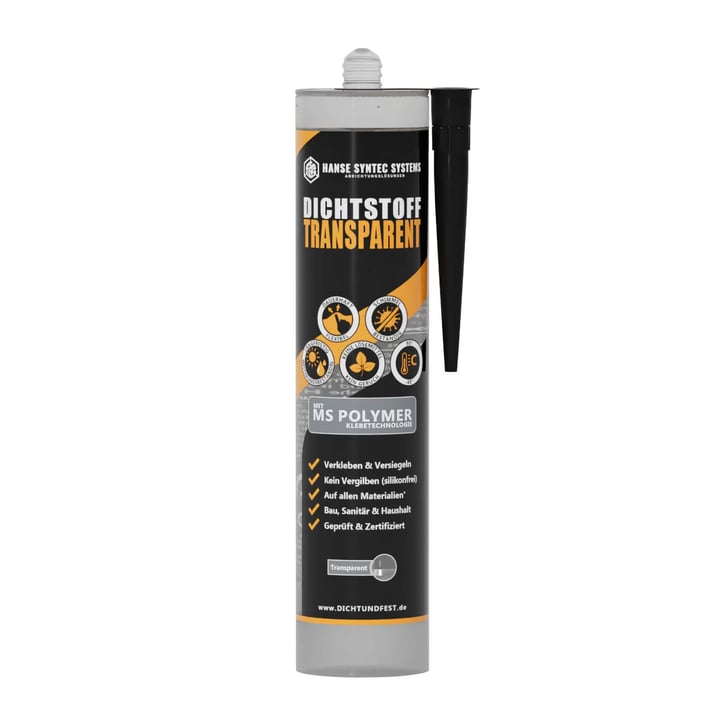 Afdichtingskit TRANSPARENT | Lijm en Afdichtingskit | Transparant | Inhoud 290 ml #1