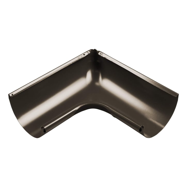 Goot binnenhoek 90° Staal | Ø 125 mm | Kleur bruin Goot binnenhoek 90° | Staal | Ø 125 mm | Kleur bruin #1