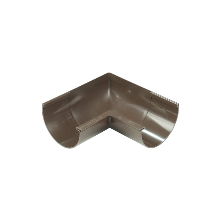 Goot binnenhoek 90° PVC | Ø 125 mm | Kleur bruin Goot binnenhoek 90° | PVC | Ø 125 mm | Kleur bruin #1
