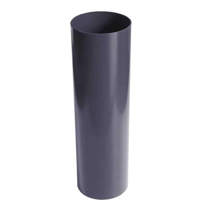 Kunststof dakgoot voordeelpakket 10,00 m | Ø 100/75 mm | Kleur grafiet #8