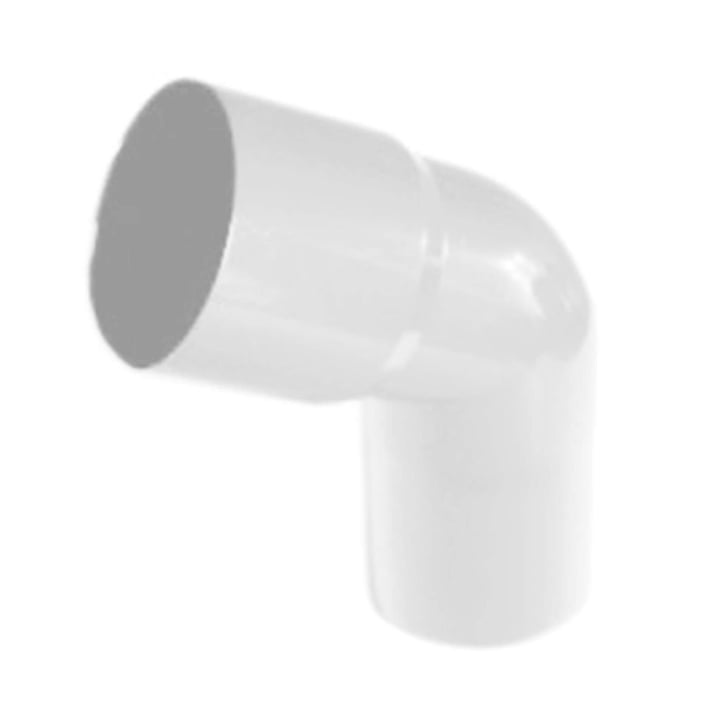 Kunststof dakgoot voordeelpakket 10,00 m | Ø 100/75 mm | Kleur wit #8