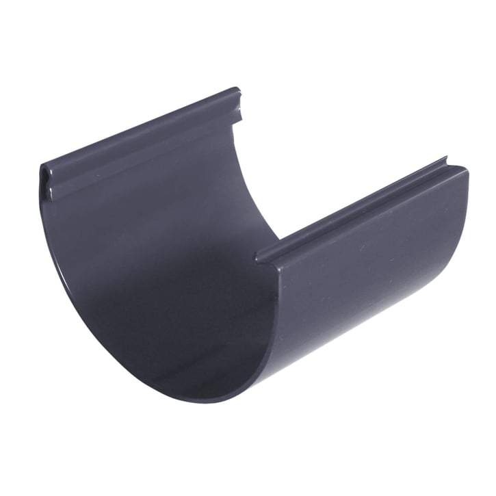 Kunststof dakgoot voordeelpakket 8,00 m | Ø 125/90 mm | Kleur grafiet #4