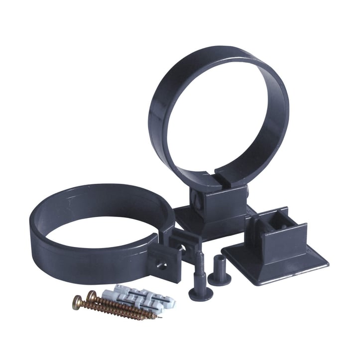 Kunststof dakgoot voordeelpakket 8,00 m | Ø 150/110 mm | Kleur grafiet #10