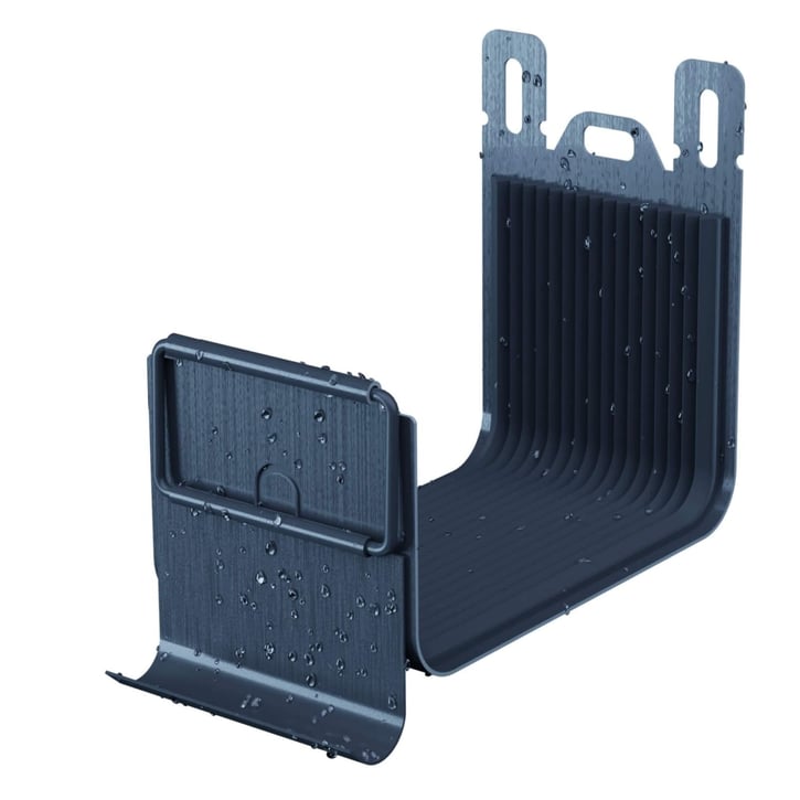 Stalen bakgoot voordeelpakket 10 m | Ø 125/80 mm | 7016 - Antracietgrijs #4
