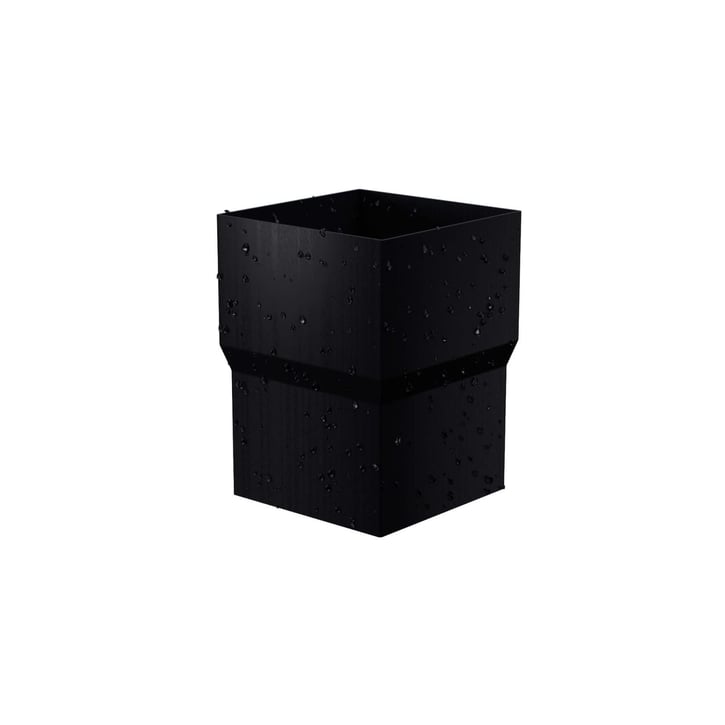 Stalen bakgoot voordeelpakket 3 m | Ø 125/80 mm | 9005 - Gitzwart #9