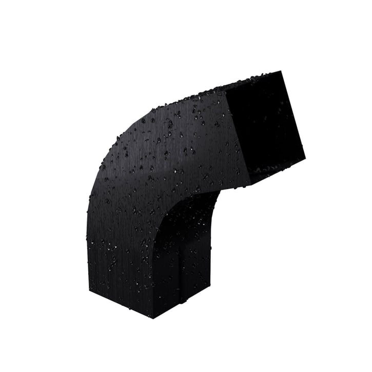 Stalen bakgoot voordeelpakket 8 m | Ø 125/80 mm | 9005 - Gitzwart #7