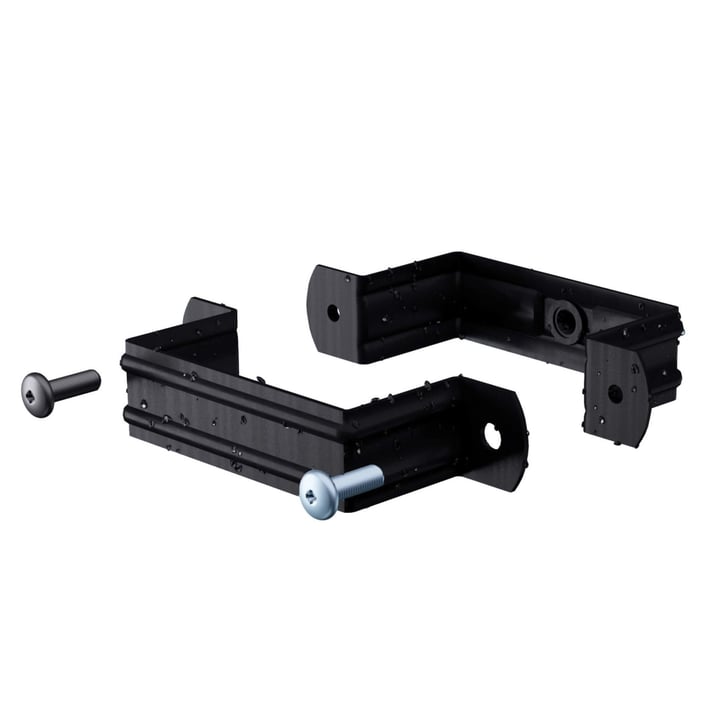 Stalen bakgoot voordeelpakket 8 m | Ø 125/80 mm | 9005 - Gitzwart #10