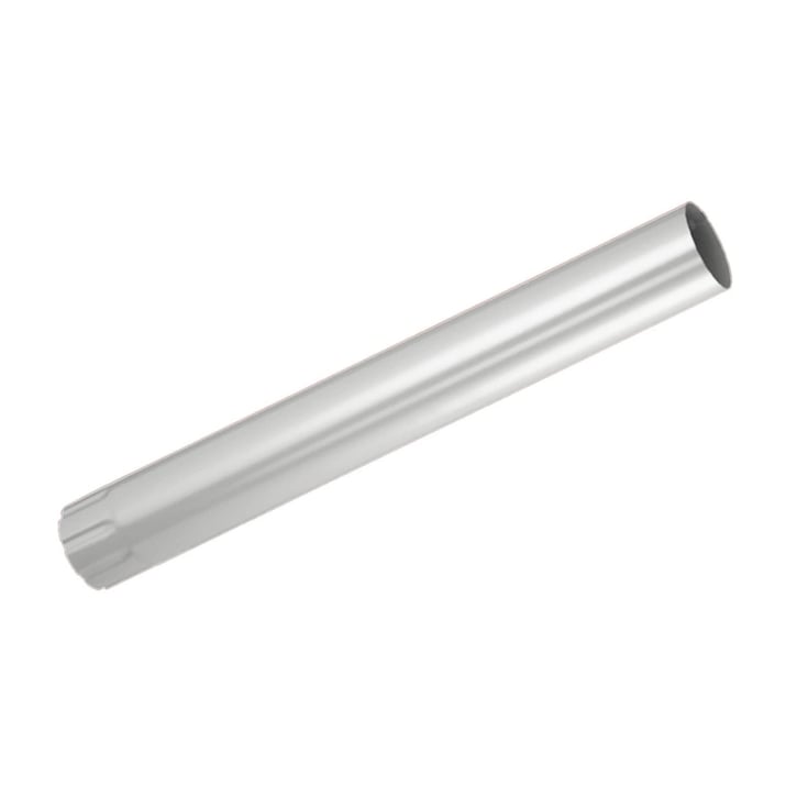 Stalen dakgoot voordeelpakket 3 m | Ø 125/90 mm | 9006 - Zilver-Metallic #9