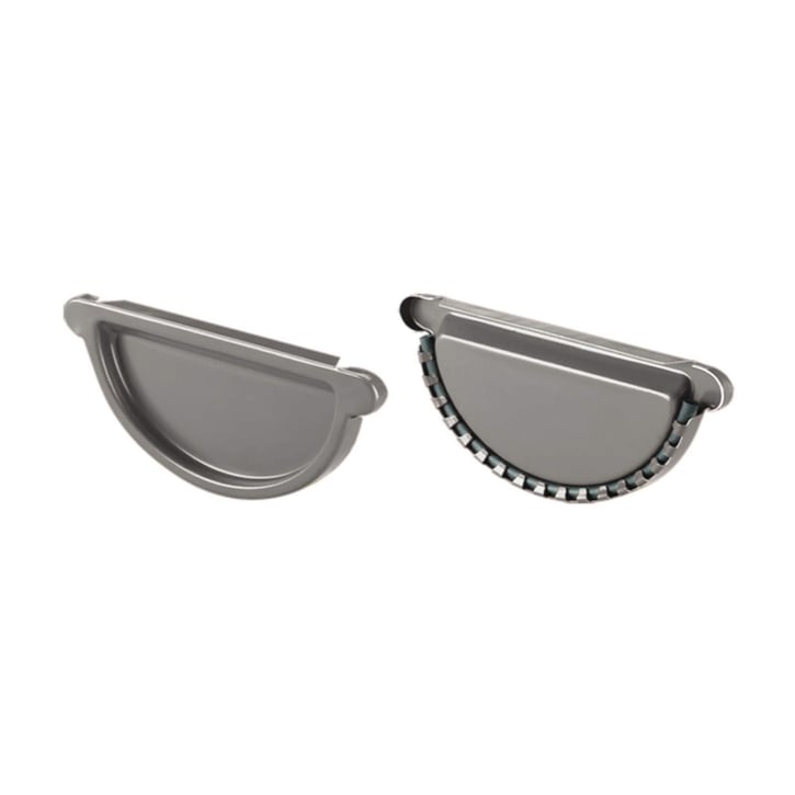 Stalen dakgoot voordeelpakket 3 m | Ø 125/90 mm | 9007 - Grijs aluminiumkleurig #5