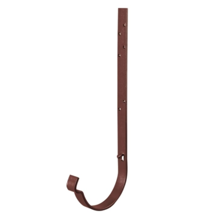 Stalen dakgoot voordeelpakket 5 m | Ø 125/90 mm | 8017 - Chocoladebruin #6