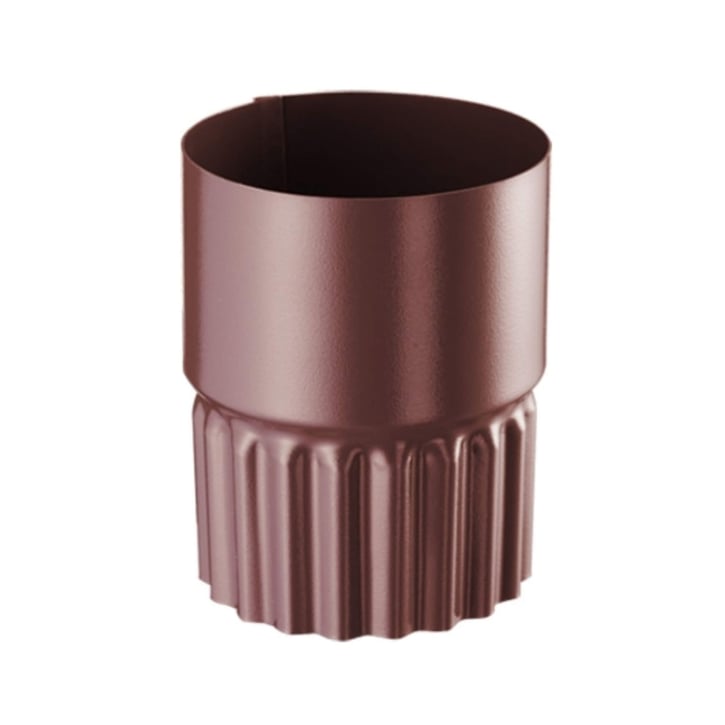 Stalen dakgoot voordeelpakket 5 m | Ø 125/90 mm | 8017 - Chocoladebruin #10