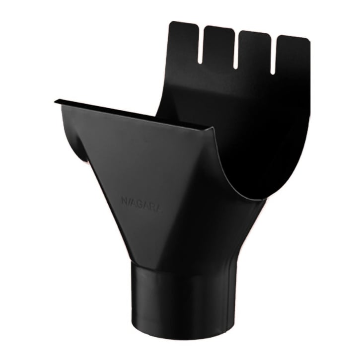 Stalen dakgoot voordeelpakket 6 m | Ø 125/90 mm | 9005 - Gitzwart #7