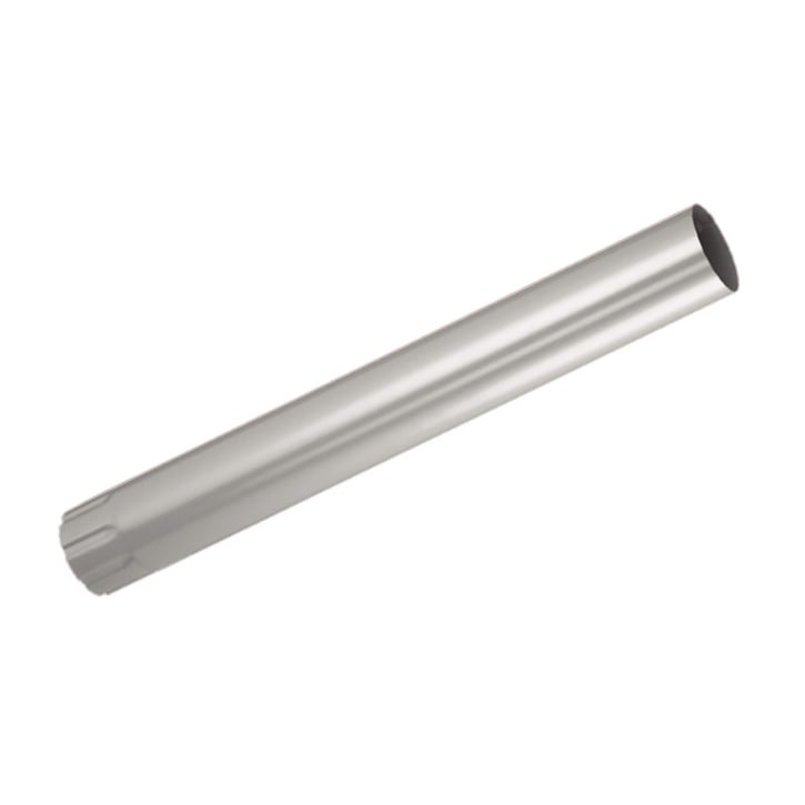 Stalen dakgoot voordeelpakket 6 m | Ø 125/90 mm | 9007 - Grijs aluminiumkleurig #9