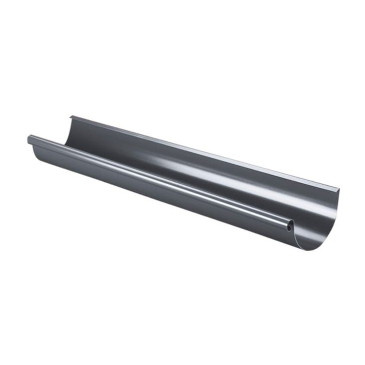 Stalen dakgoot voordeelpakket 8 m | Ø 125/90 mm | 7024 - Grafietgrijs #3