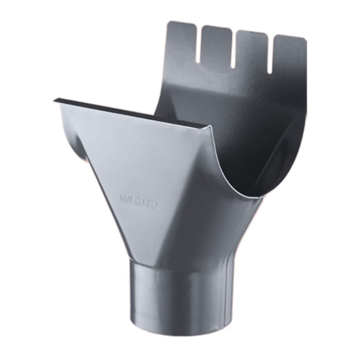 Stalen dakgoot voordeelpakket 8 m | Ø 125/90 mm | 7024 - Grafietgrijs #7