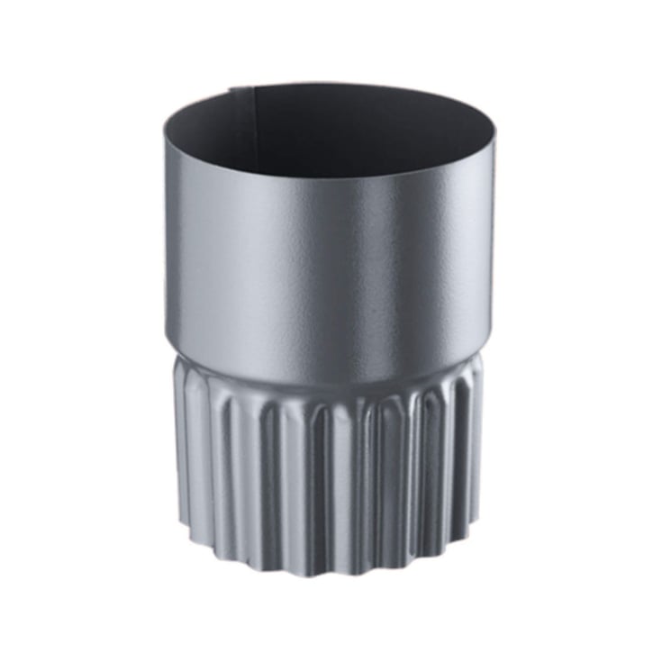 Stalen dakgoot voordeelpakket 8 m | Ø 125/90 mm | 7024 - Grafietgrijs #10
