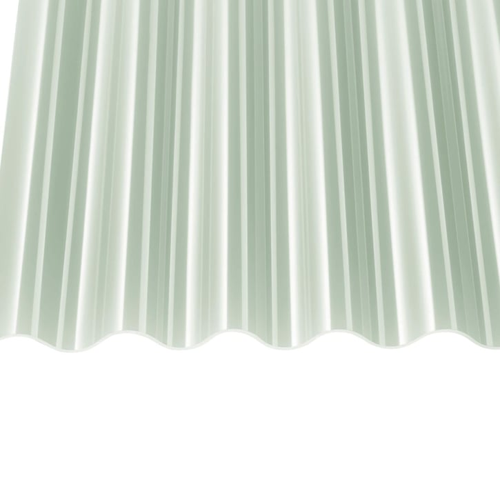 Acrylaat golfplaat | 76/18 | 3,00 mm | Opaal wit | Warmtewerend | 2000 mm #4