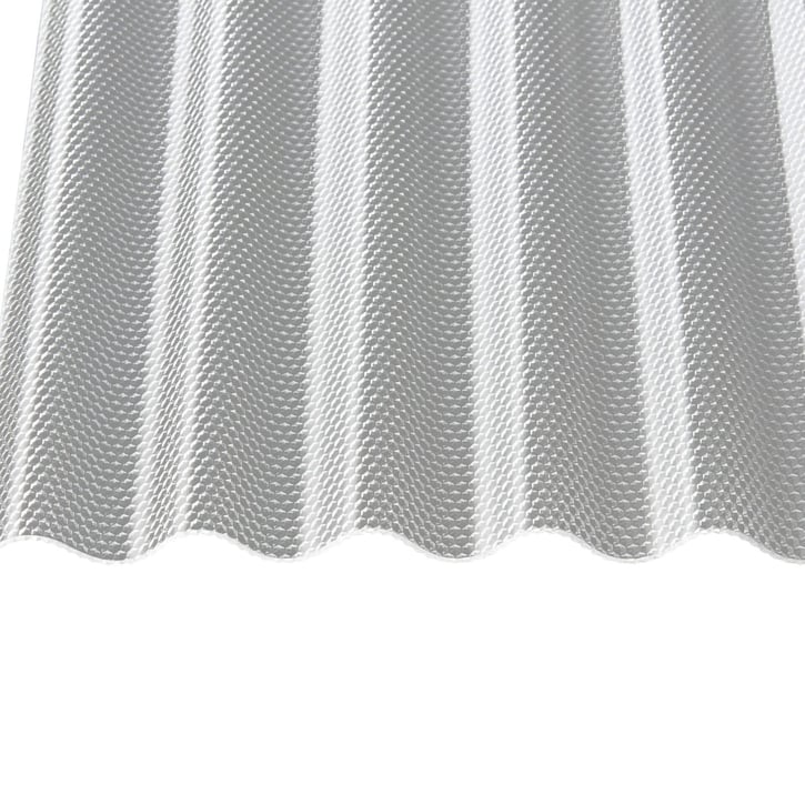 Acrylaat golfplaat | 76/18 | 3,00 mm | Helder | Honingraatstructuur | 2000 mm #4