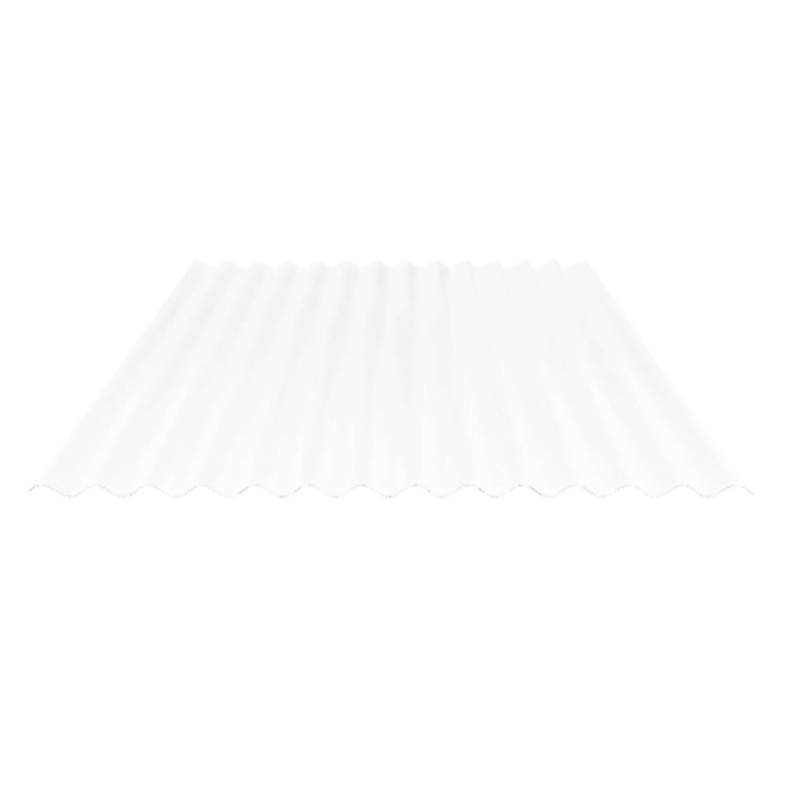 Polycarbonaat golfplaat | 76/18 | 2,60 mm | Opaal wit | Honingraatstructuur | 2000 mm #1