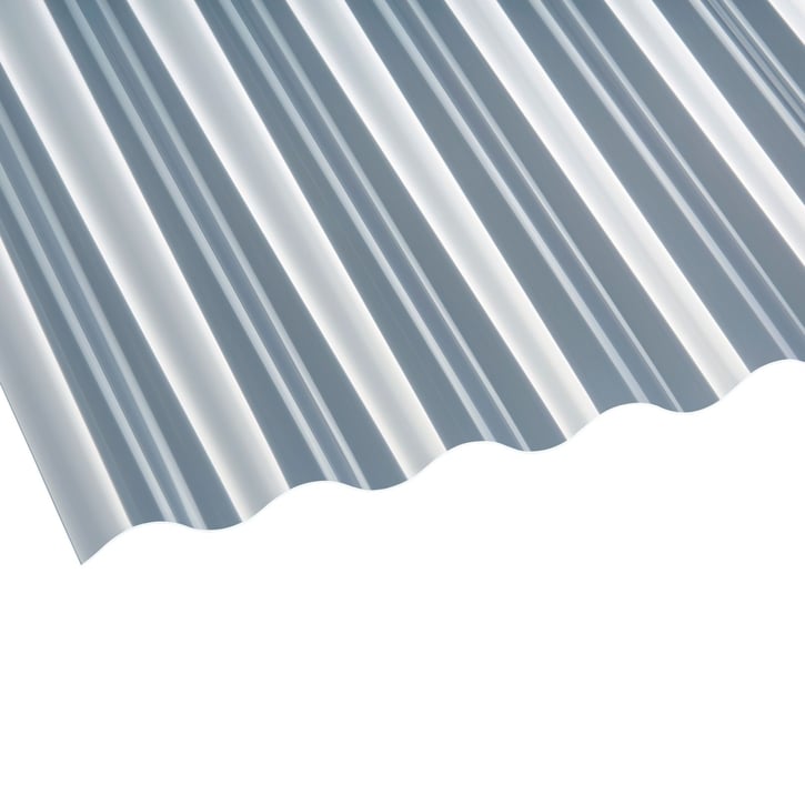 Polycarbonaat golfplaat | 76/18 | 1,30 mm | Helder | 7000 mm #1
