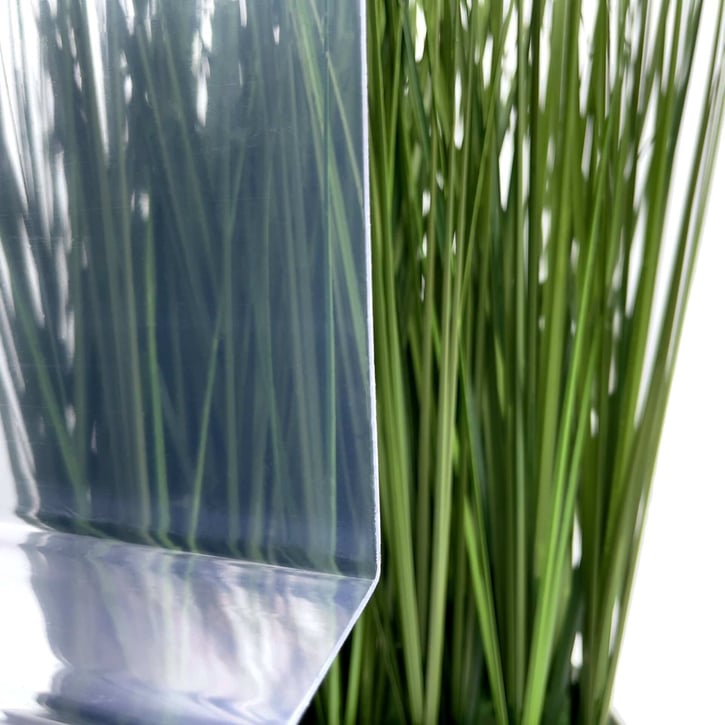 PVC damwandplaat | 207/35 | 1,50 mm | Helder, licht blauw getint | 2000 mm #3