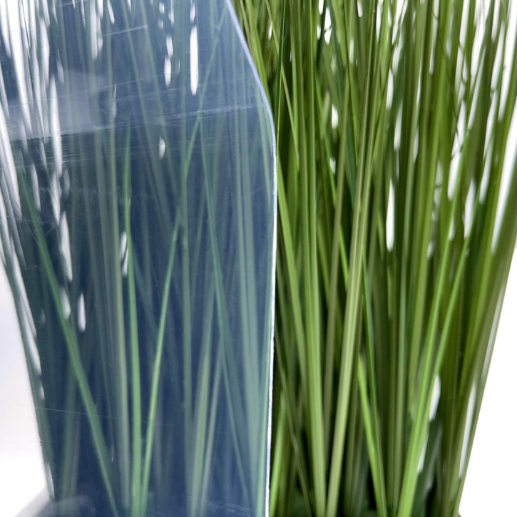 PVC damwandplaat | 250/50 | 1,50 mm | Helder, licht blauw getint | 2000 mm #3