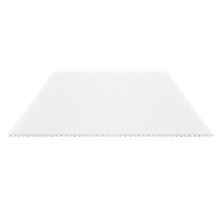 Polycarbonaat kanaalplaat | 16 mm | Breedte 1200 mm | Opaal wit | Extra sterk | 2000 mm #1
