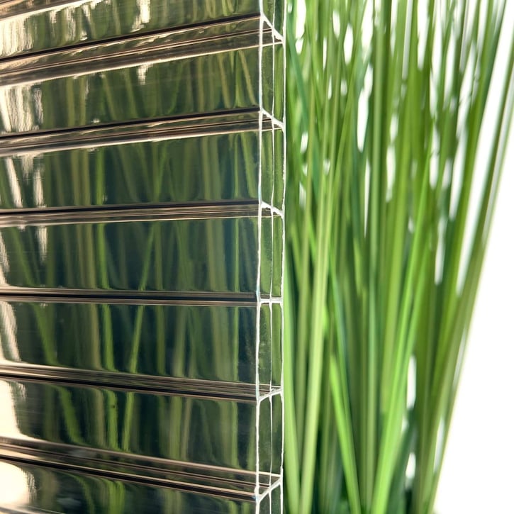 Polycarbonaat kanaalplaat | 16 mm | Breedte 980 mm | Brons | Dubbelzijdige UV-bescherming | 2000 mm #3