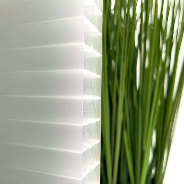 Polycarbonaat kanaalplaat | 32 mm | Breedte 1250 mm | Goud-opaal | Ideaal voor serre | 2000 mm #3