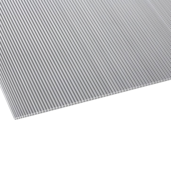 Polycarbonaat kanaalplaat | 6 mm | Breedte 2100 mm | Helder | Dubbelzijdige UV-bescherming | 2000 mm #1