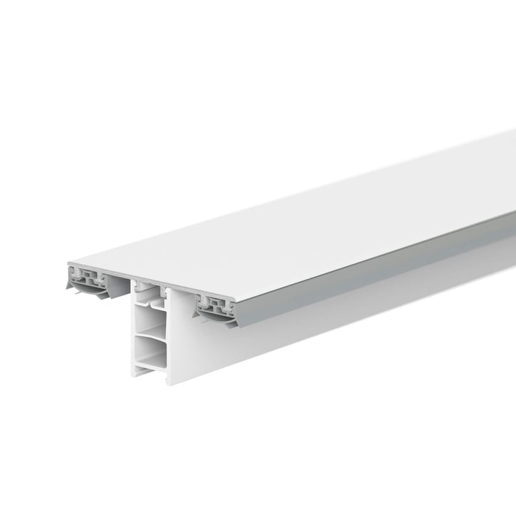 Mendig | Koppelprofiel | 12 - 15 mm | Aluminium | Wit | 6000 mm #1